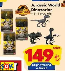 JURASSİC WORLD DİNOZORLAR OYUNCAK